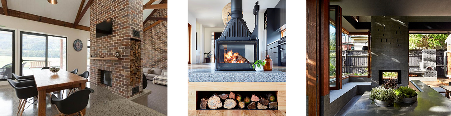 Trending Fireplace Designs - Double Sided Fireplaces